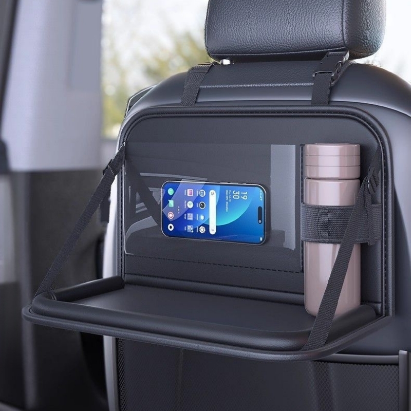 Tablet And Accessories Bag - منظم لمقعد السيارة مع طاولة قابلة