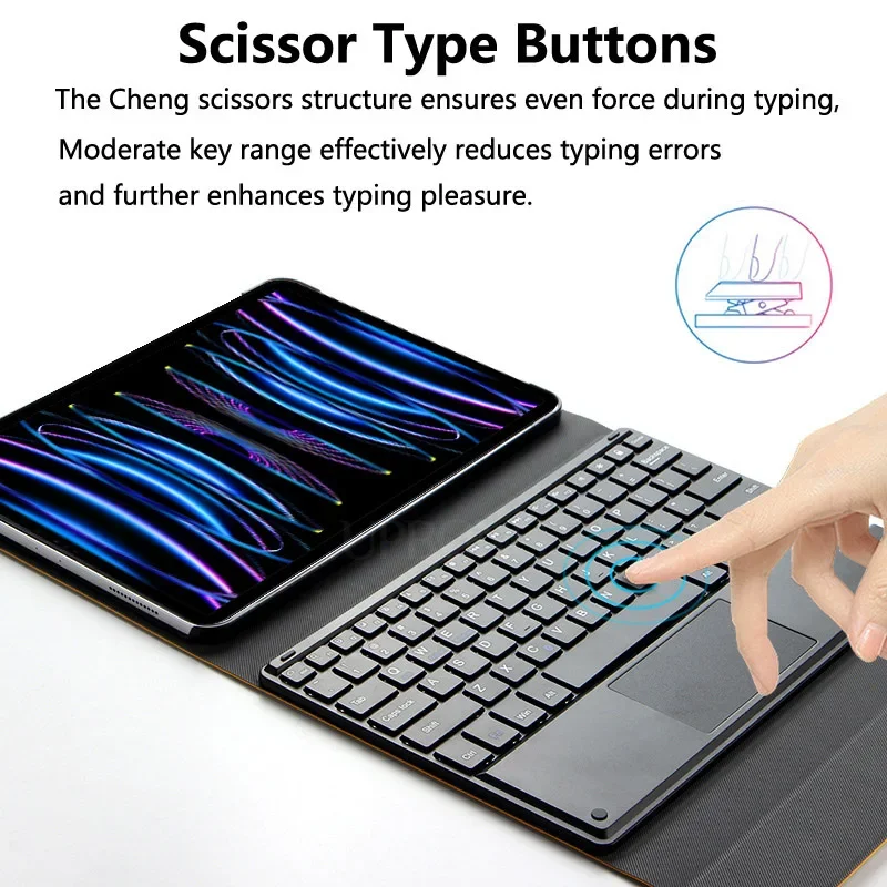 غطاء لوحة مفاتيح لاسلكية بتقني - مراجعة Bluetooth Trackpad وسعره