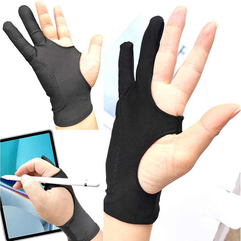 قفاز رسم مضاد للمس بإصبعين لرس - مراجعة Drawing Glove Artist وسعره