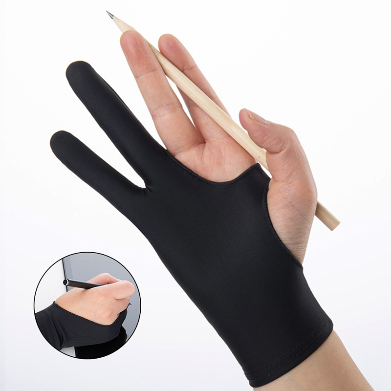 قفاز رسم مضاد للمس بإصبعين قفا - مراجعة Drawing Glove Artist وسعره