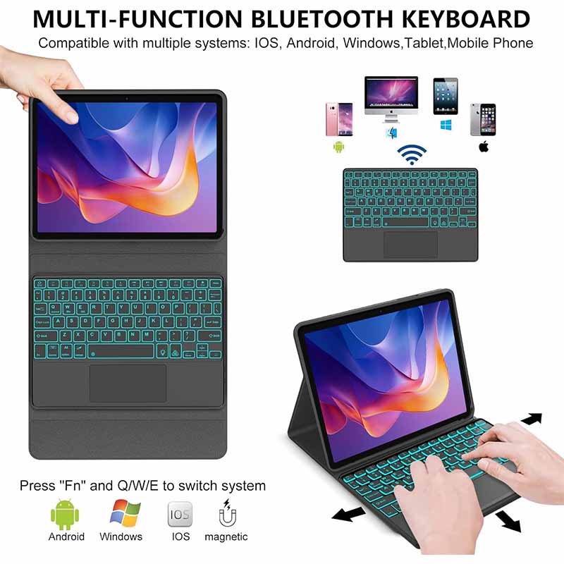 حافظة لوحة مفاتيح بإضاءة خلفية - مراجعة Bluetooth Trackpad وسعره