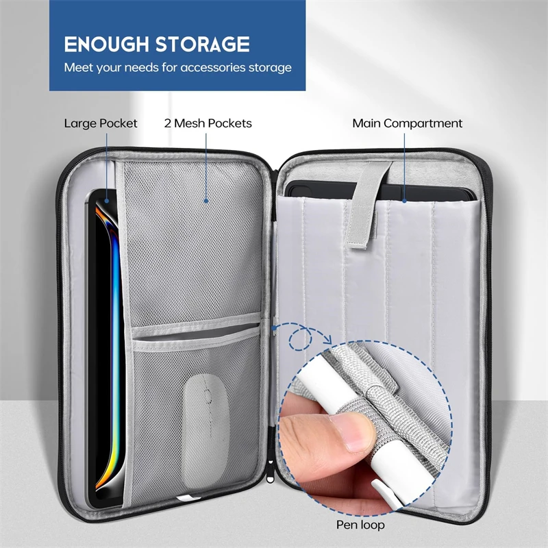 مقاوم للماء للصدمات مقبض حقيبة - مراجعة Tablet And Accessories Bag وسعره